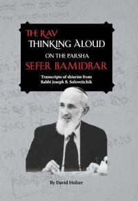 The Rav Thinking Aloud on the Parsha: Sefer Bamidbar